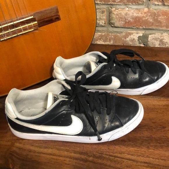 Navy leather Nike Court Tour sneakers - Picture 7 of 8